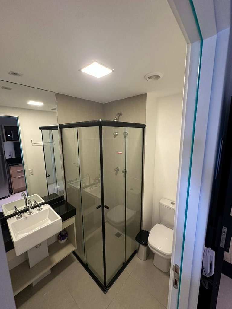 Studio no Brooklin a 3 min do metro com café