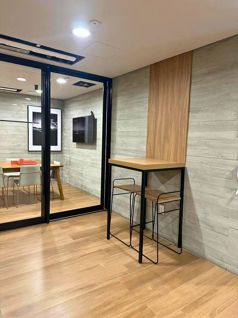 Studio no Brooklin a 3 min do metro com café