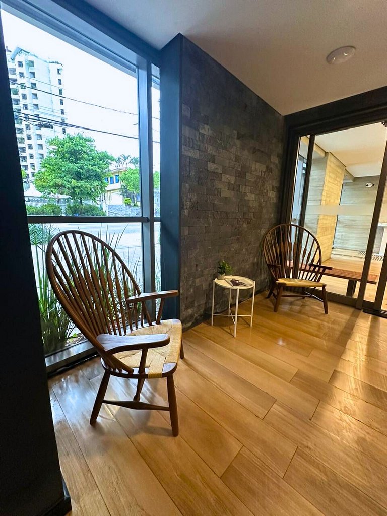 Studio no Brooklin a 3 min do metro com café